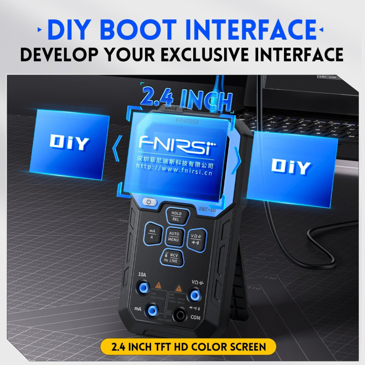 FNIRSI DMT-99 Intelligent Color Screen Digital Multi Meter