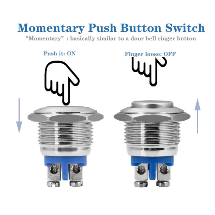 19mm Metallic Push Button Switch