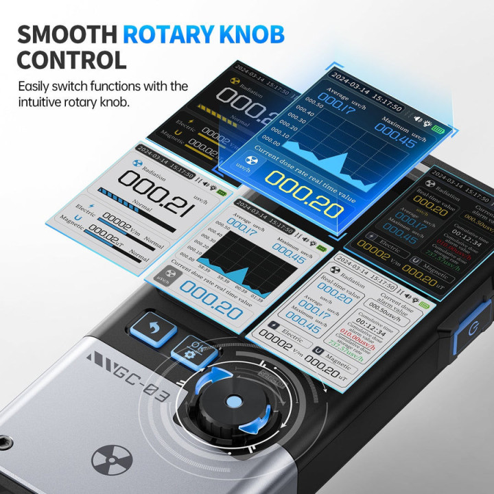 FNIRSI GC-03 Multifunctional Radiation Detector
