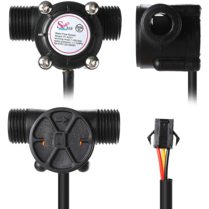 YF-S201 3/4" Water Flow Sensor