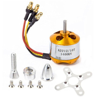 A2212 Brushless Motor with Banana Plugs (1400 KV)